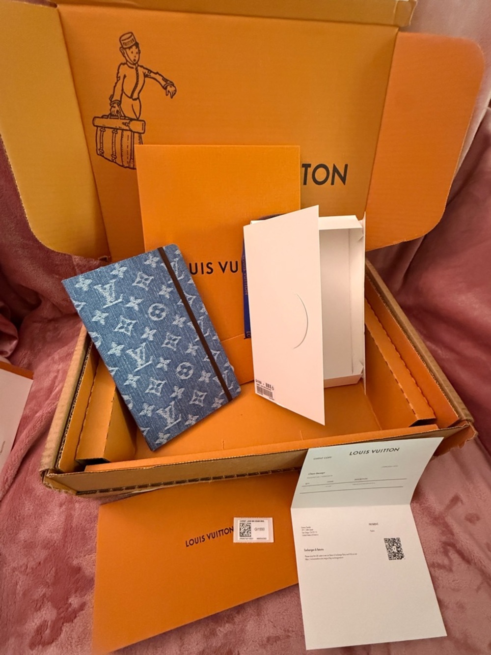 Limited Edition Louis Vuitton Jane Notebook MM Monogram Denim 📘 - Picture 4 of 15